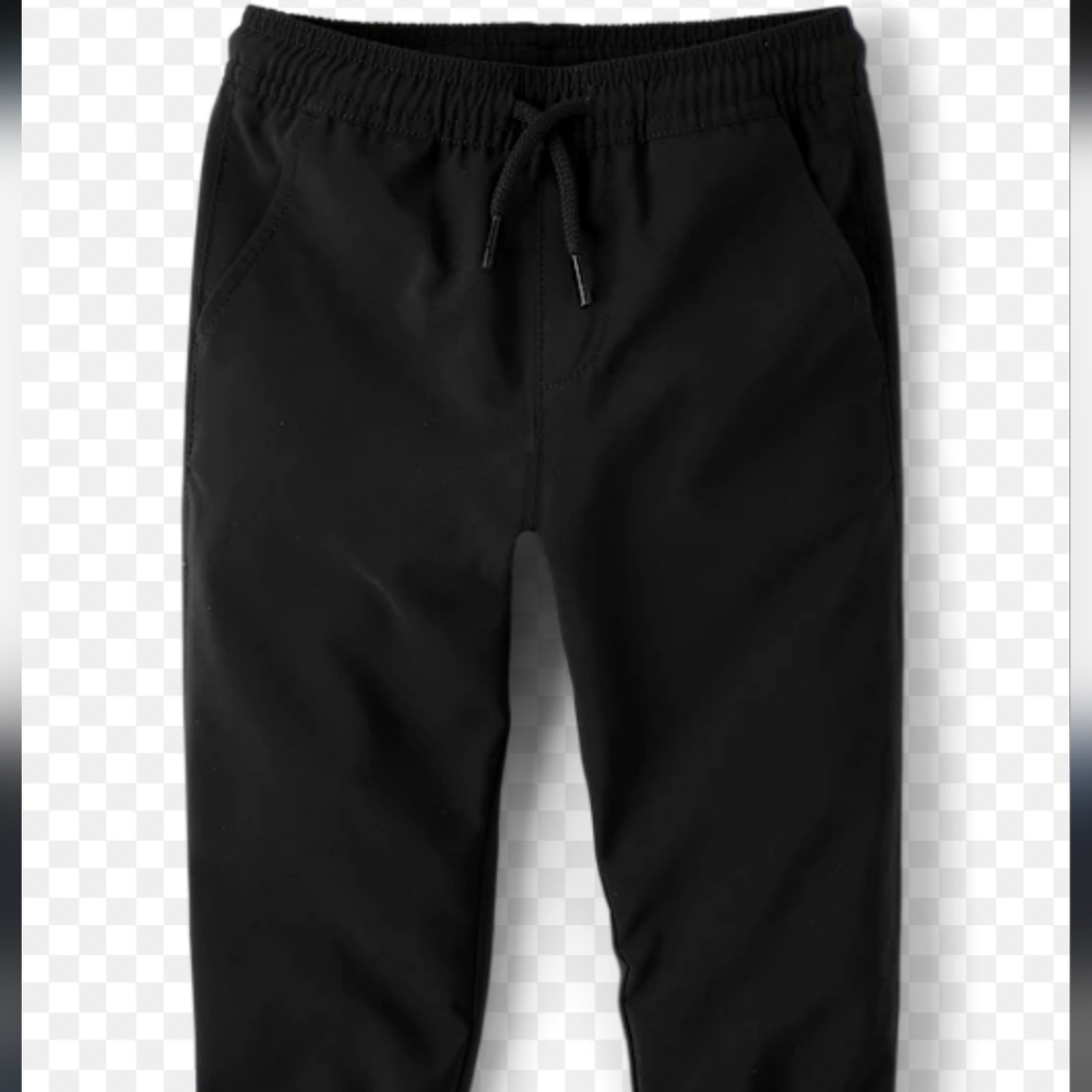 NWT Children's Place Size 5T Black Pull On Jogger Pants!